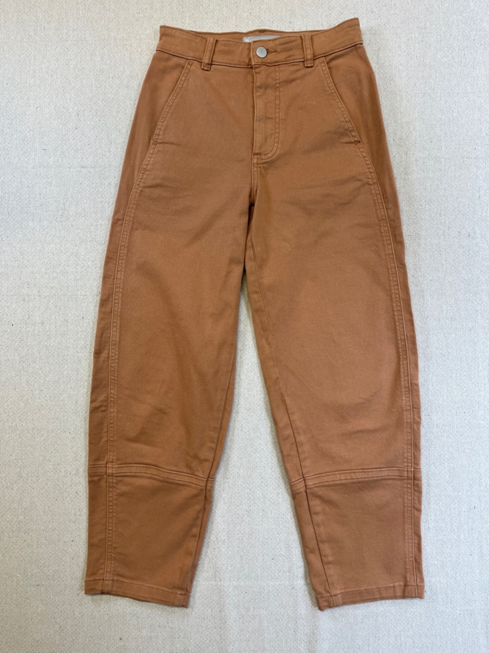 Everlane Brown High-Rise Carpenter-Style Pants
